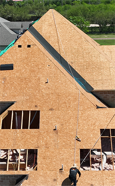Roof deck sheathing install